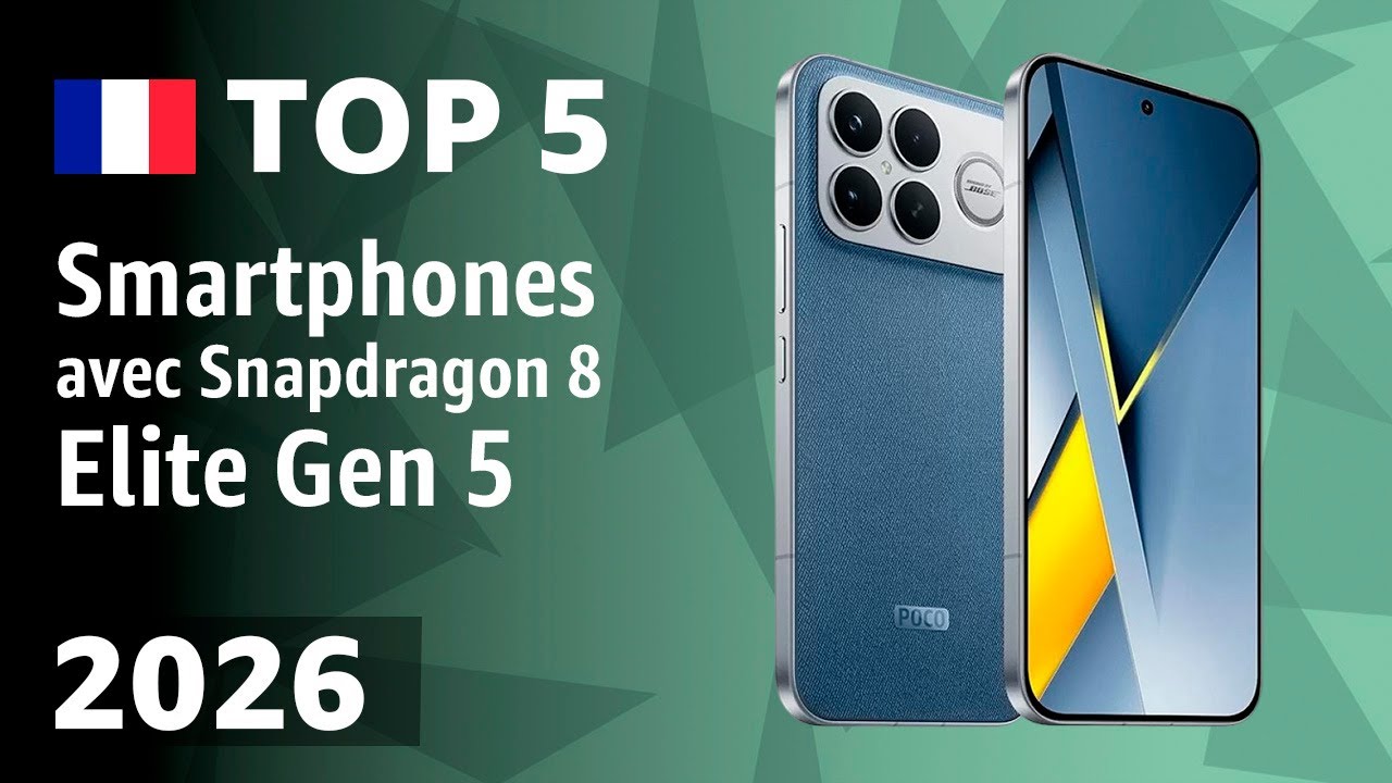 TOP-5: Les meilleurs smartphones avec Snapdragon 8 Elite Gen 5 – Test 2026!
