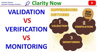 Difference between Validation,  Verification and Monitoring in Food Safety
