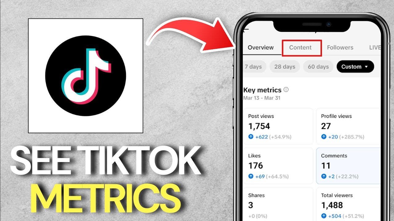 How To See Metrics of A Video in Tiktok - YouTube