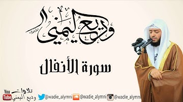 جديد - سورة الأنفال كاملة - للقارئ  وديع اليمني