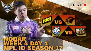 RESTREAM MPL ID SEASON 17 WEEK 4!! DEWA VS EVOS #mlbbidcreator