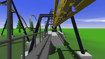 The bat #roller coaster #the funny guys #youtube 