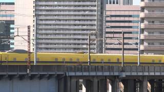 20111219 ドクターイエロー出庫(望遠)