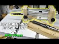 Diy mortising attachment for drill press