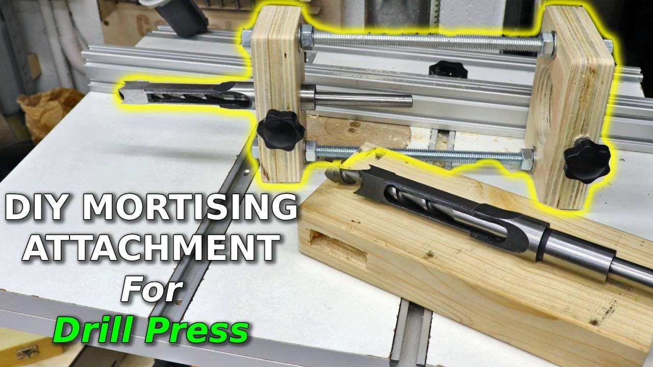 DIY Mortising Attachment for Drill Press YouTube
