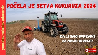 POČELA JE SETVA KUKURUZA 2024! DA LI SMO SPREMNI ZA NOVE RIZIKE? ; 2024 CORN SOWING HAS STARTED!