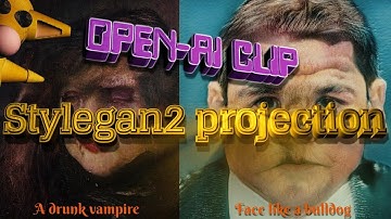 Using OpenAI CLIP with StyleGAN2-ada-pytorch | projector_clip.py