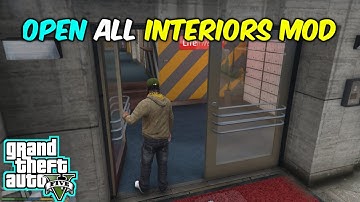 HOW TO INSTALL OPEN ALL INTERIOR MOD IN GTA 5 | UNLOCK ALL LOCKED INTERIORS | GTA 5 MODS 2025