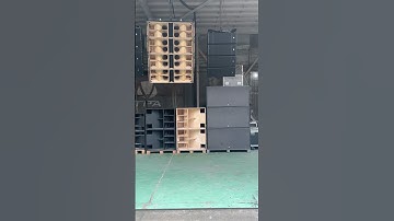 Check the sound TPA Kama 1081 dual 10” line array speaker and K124 single 24” subwoofer #tpaaudio