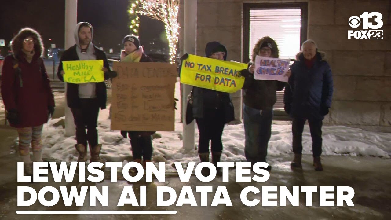 Lewiston City Council rejects AI data center proposal amid public ...
