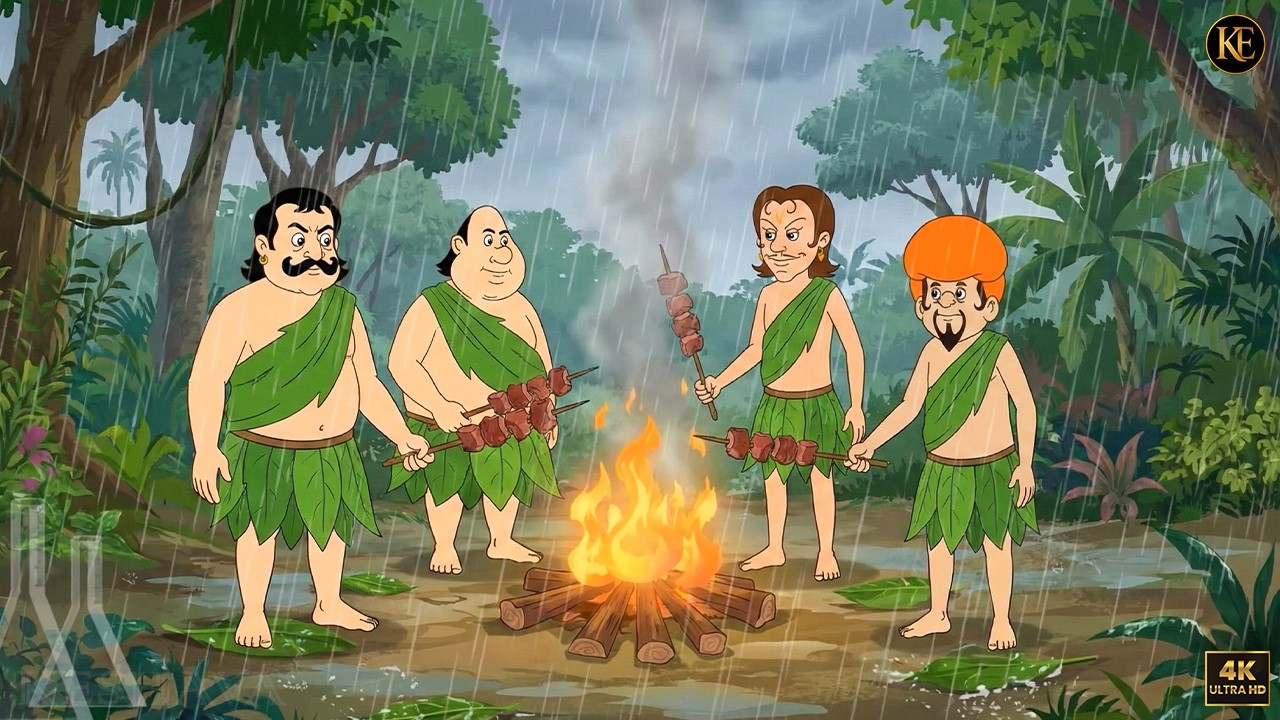 পাতার পোশাকে আগুনের সামনে গোপালের নতুন কাণ্ড | Gopal Bhar - গোপালভাঁড় | New Episode 2026