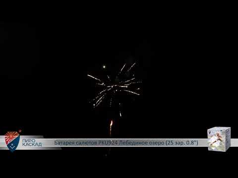 Видео: Батарея салютов ЛЕБЕДИНОЕ ОЗЕРО (25/0,8) PKU924