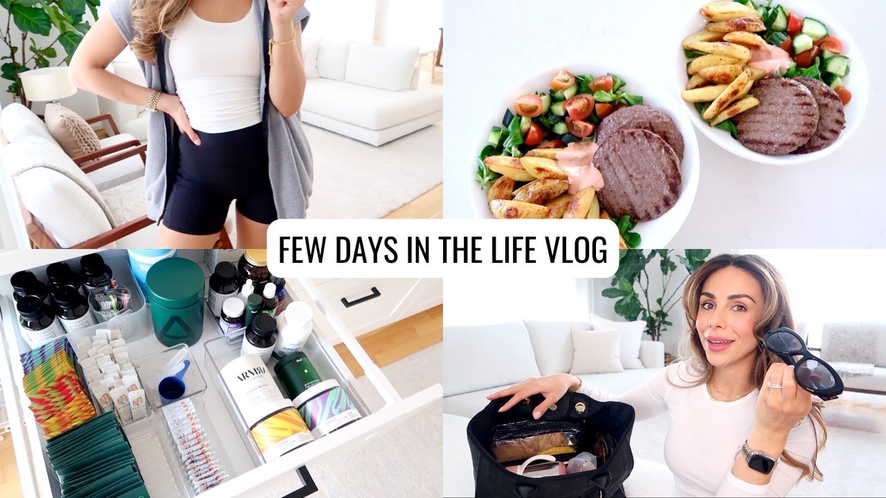 VLOG | Spring Cleaning, What's In My Bag *Mom Edition* & Burger Bowls | Annie Jaffrey