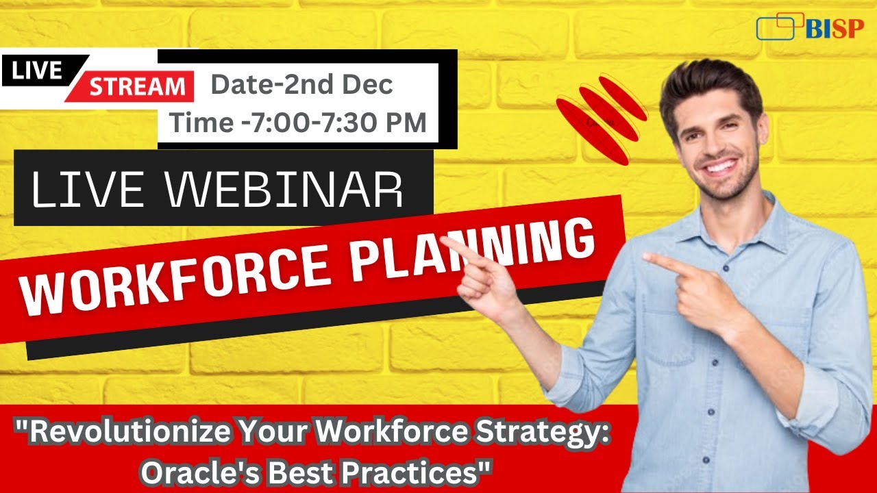 Live webinar of Oracle Workforce Planning | A Guide to Oracle Workforce Planning | 