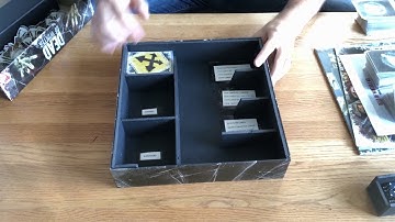 Foamcore box organizer for Dead of Winter