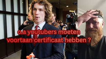 Regering wil vinger in de pap bij mensen wie bv op youube produkten aanprijzen , reactie video