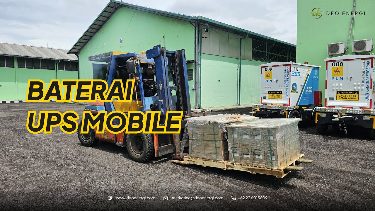 Pengiriman baterai untuk UPS mobile PT PLN Pusharlis