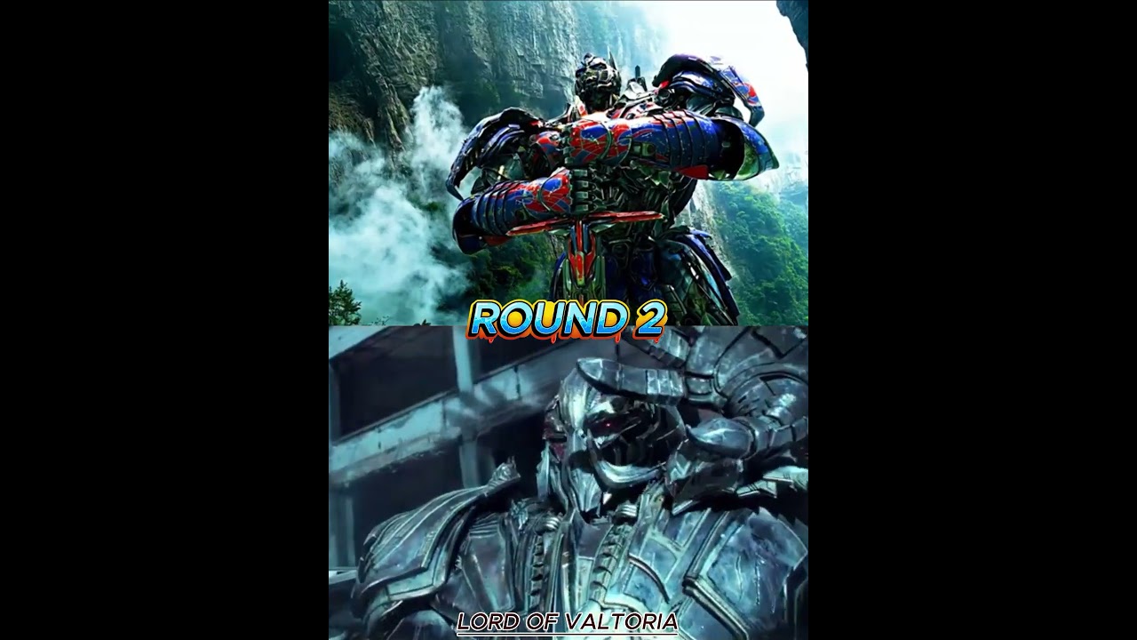 Megatron vs Optimus prime  