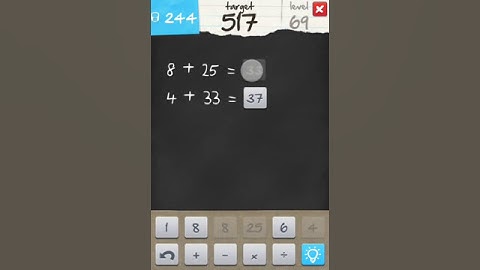 6 Numbers Walkthrough Level 69