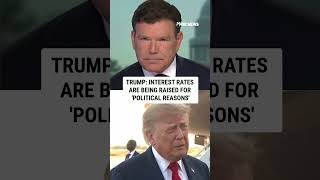 President Trump: Interest rates are being raised for 'political reasons' #shorts #breaking #foxnews