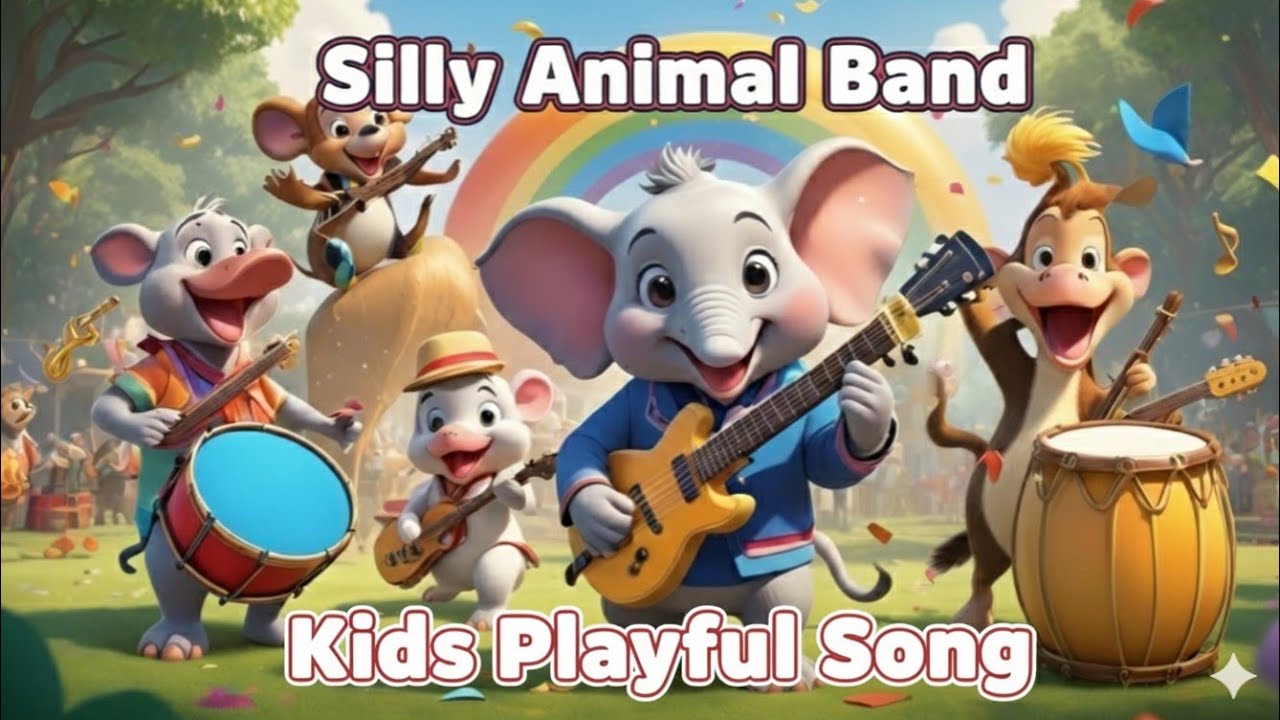 The Silly Animal Band Song | Children Song | Nursery Rhymes 