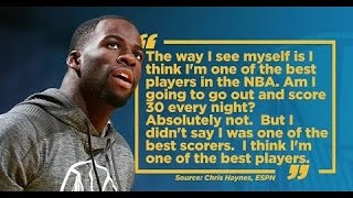 Draymond Green: Im One Of The Best NBA Players - NBA The Jump