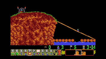 Reverse Lemmings Part 2 - Tricky Difficulty - All Levels