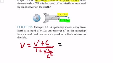 Intro to Modern Physics: Relativistic Velocity Example