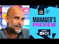 GOMEZ PART OF CITY SQUAD FOR MAGPIES CLASH | Pep Guardiola Press Conference | Newcastle v Man City