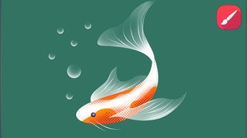 Infinite painter | koi fish illustration