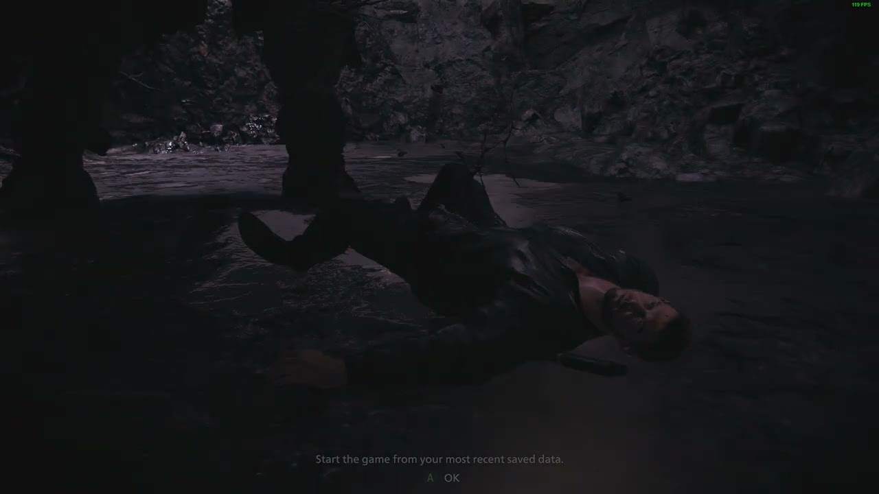 Resident Evil Village - Chris is crushed by a humongous morningstar