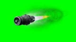 Jet Turbine Animation - Green Screen - Free Use
