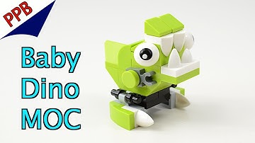 Midweek Micro #21: Baby Dino MOC / Lego stop motion build