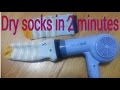 how to dry socks