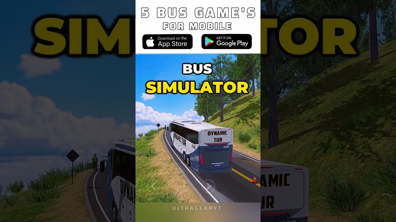 5 bus simulator games with realistic graphics for mobile 2025