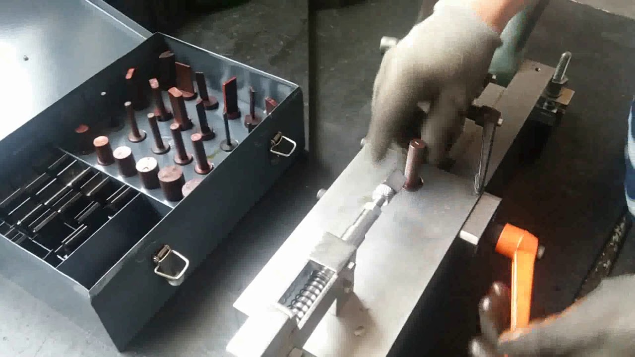 manual bender machine for die blades YouTube