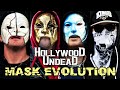 HOLLYWOOD UNDEAD - MASKS EVOLUTION AND UNMASKED (2005 - 2020)