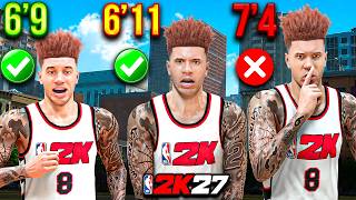 HOW TALL IS TOO TALL FOR A CENTER BUILD IN NBA 2K27?