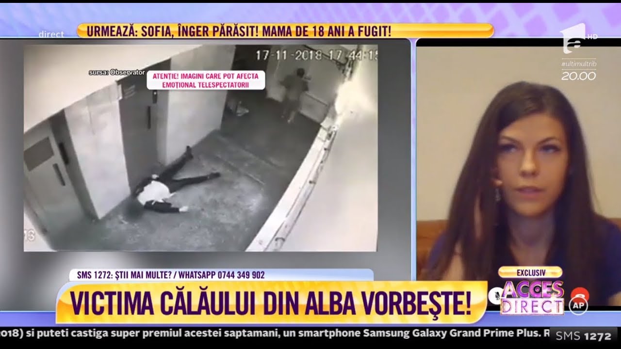 Denisa Sava, fata atacată cu brutalitate şi jefuită de un recidivist, face  dezvăluiri despre atac - YouTube