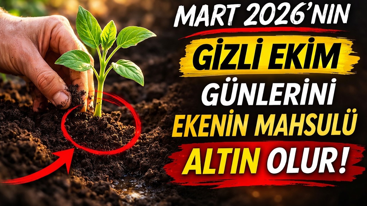 Mart 2026'nın GİZLİ Ekim Takvimi: Bu Günleri Ekenin Mahsulü ALTIN Olur!