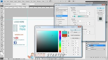 Create a Twitter background in Photoshop