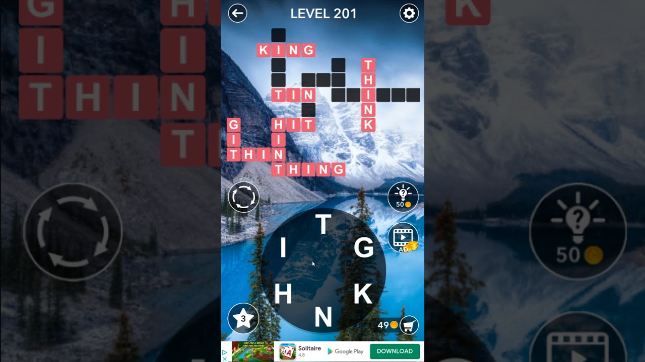 Word Crossword Search level 201