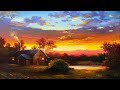 How i paint landscape just by 4 colors oil painting landscape step by step 65 by yasser fayad