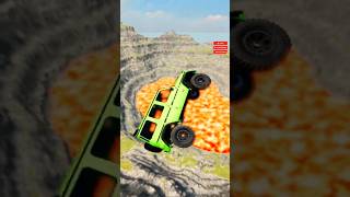 “Car vs Molten Lava – Shocking Result 🔥” #beamng #shorts #beamngdrive #car #usa #viral #india