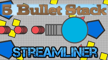 STREAMLINER bullet STACK | 5 Bullets-in-ONE | Diep.io
