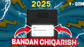 Telegram Nomerni Bandan Chiqarish