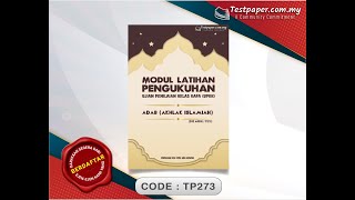 TAHAP 2 : LATIHAN PENGUKUHAN UPKK : MODUL ADAB (AKHLAK ISLAMIAH)