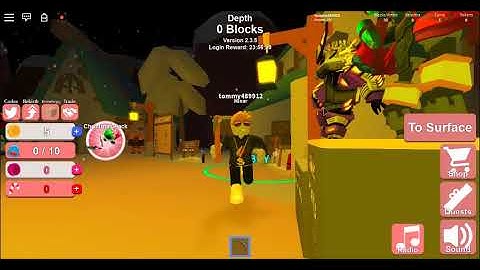 lets play mining simulator in the first time in roblox