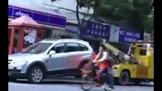 Woman Stops Towing Of Car