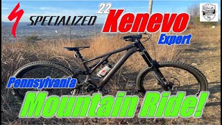 2022 Specialized Kenevo Expert Fall Mountain Ride in Pennsylvania